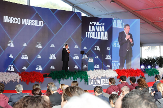 Marsilio ad Atreju 2024: “Difendere sovranità europea senza piegarsi a modelli imposti”